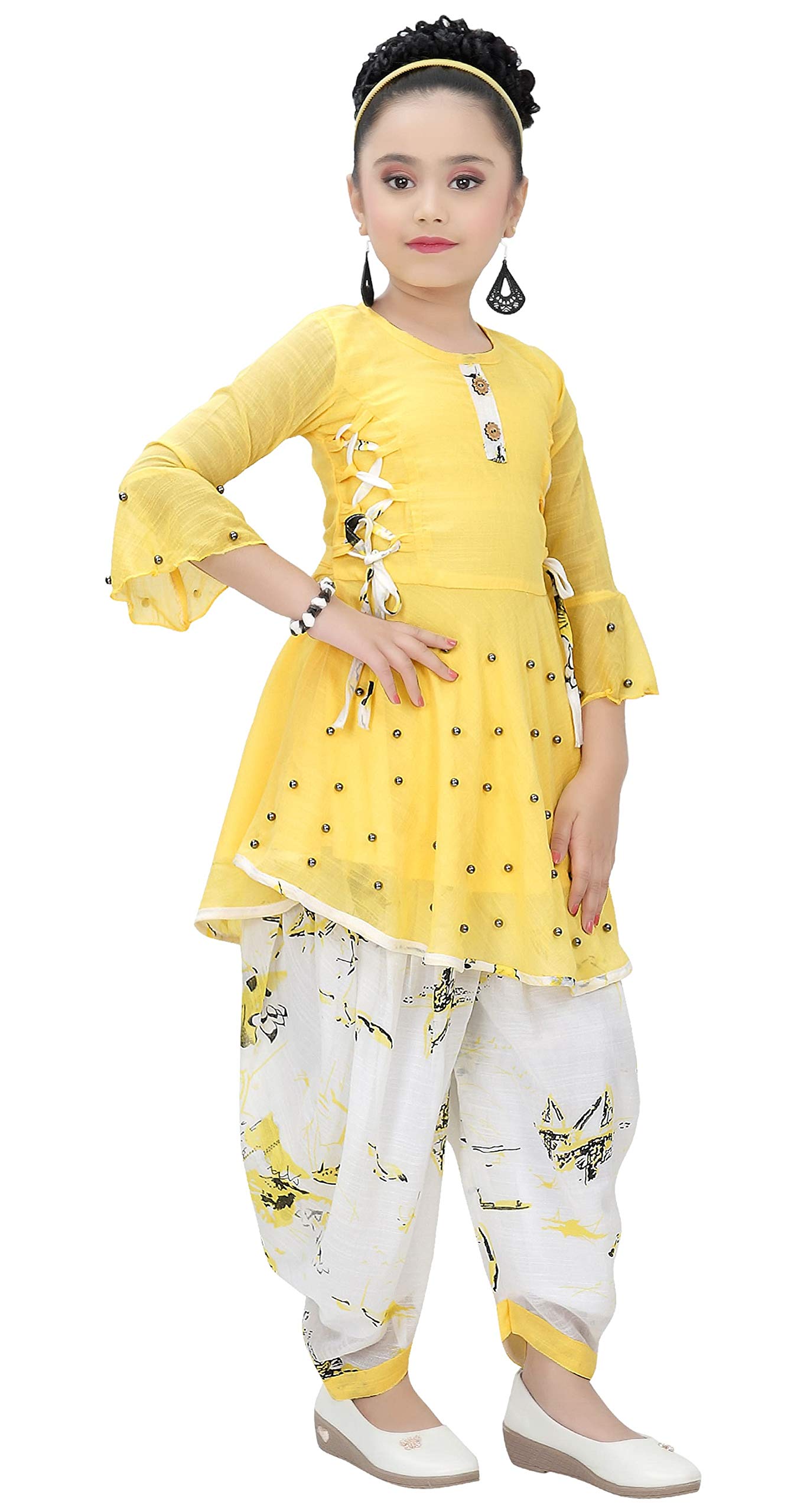 Arshia Fashions Girls Kurti and Dhoti Set GR00465
