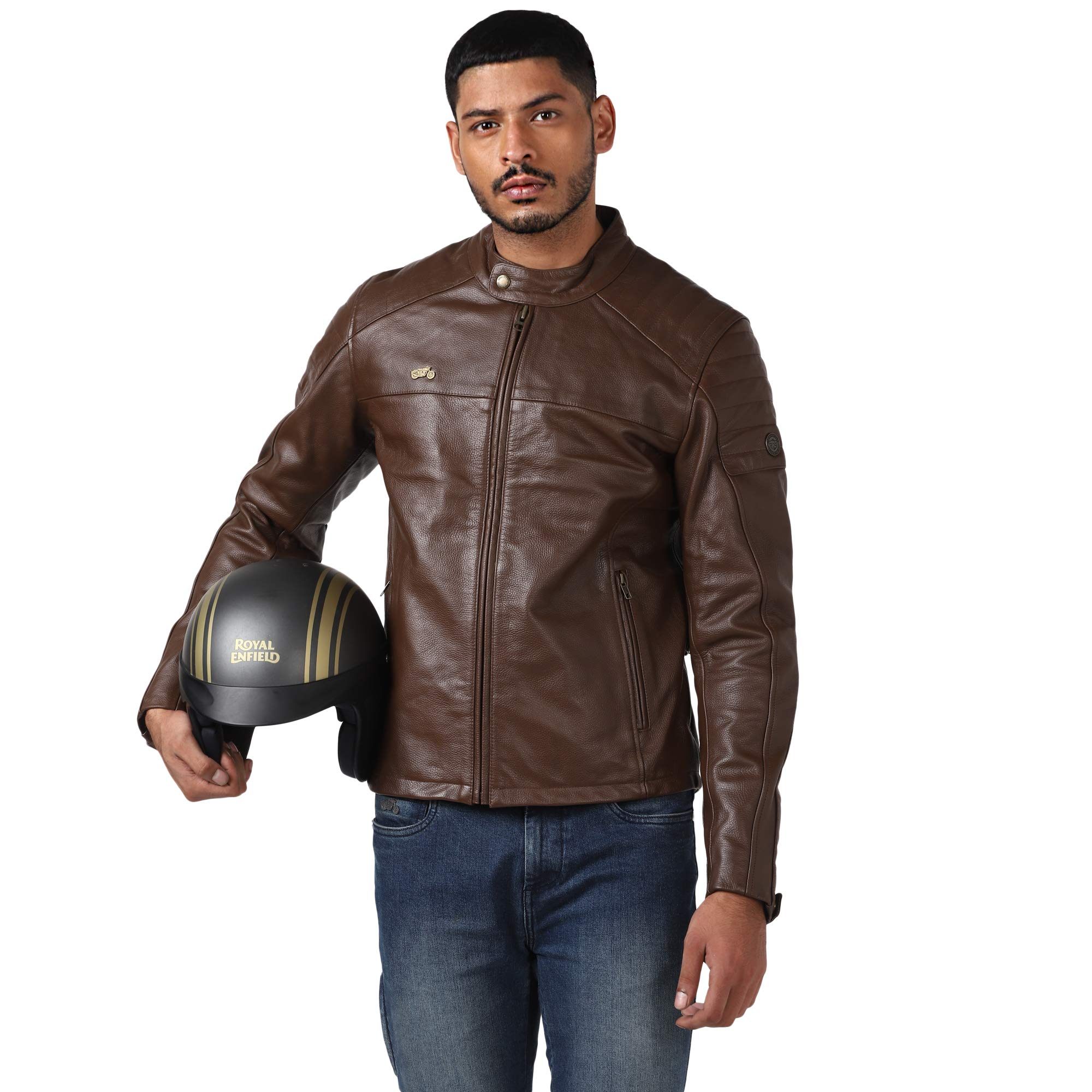 Royal Enfield Café Racer Jacket Dark Tan 2XL (RLAJKN000137)